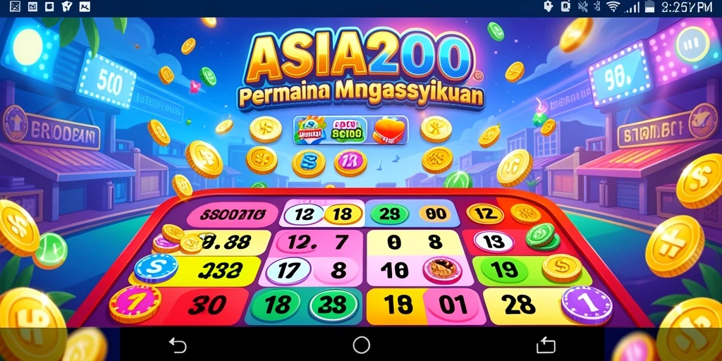 Screenshot gameplay ASIA200 menunjukkan keseruan bermain Bingo yang intens.