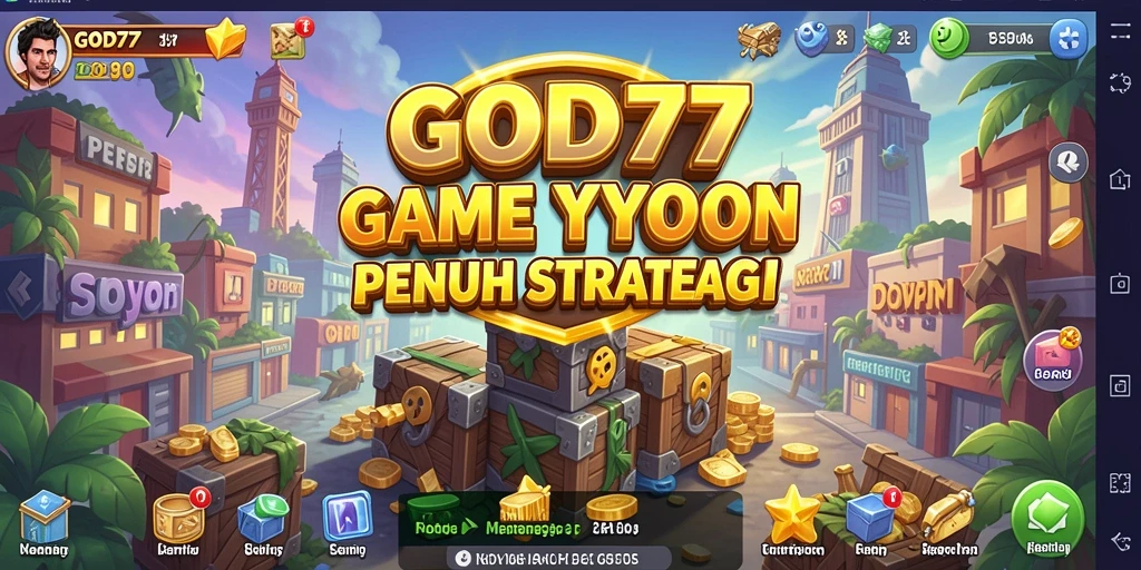Screenshot GOD77 menampilkan pengelolaan bisnis yang dinamis dan strategis.