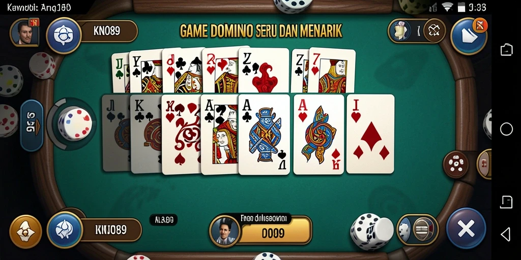 Screenshot gameplay KNO89 yang menampilkan keseruan bermain domino.