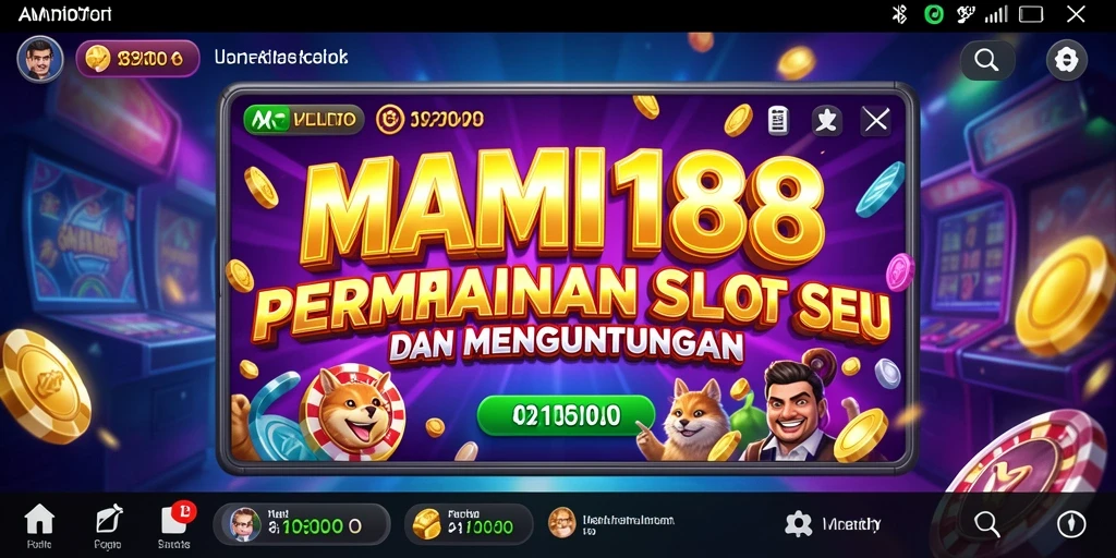 Tampilan menarik dari permainan Slot MAMI188 yang menyajikan keseruan.