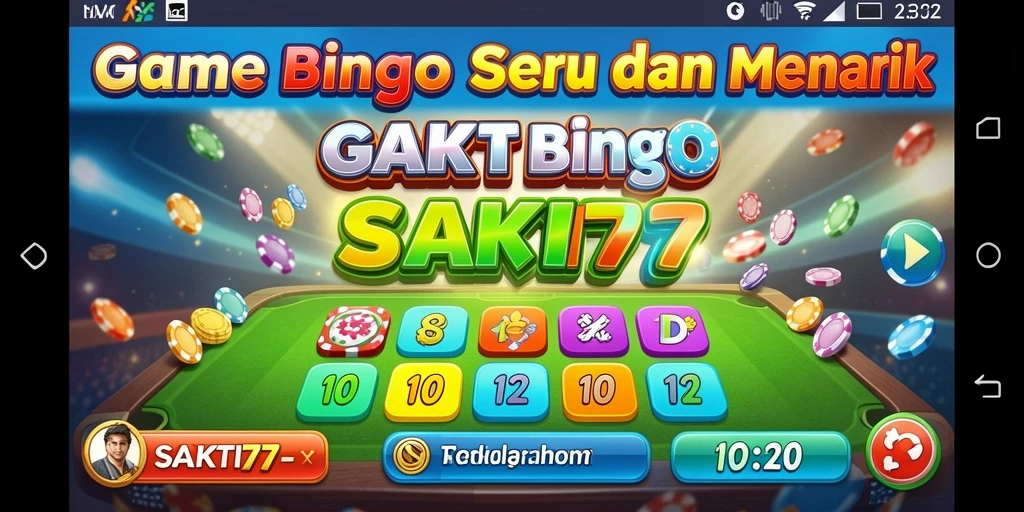 Tampilan gameplay seru dari SAKTI77 dalam permainan Bingo.