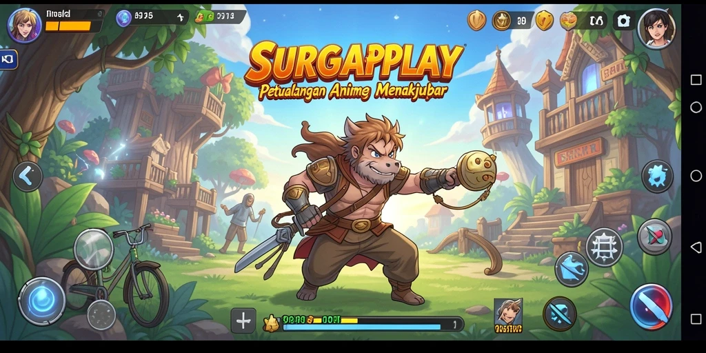 Tampilan gameplay SURGAPLAY yang menarik dan penuh warna.