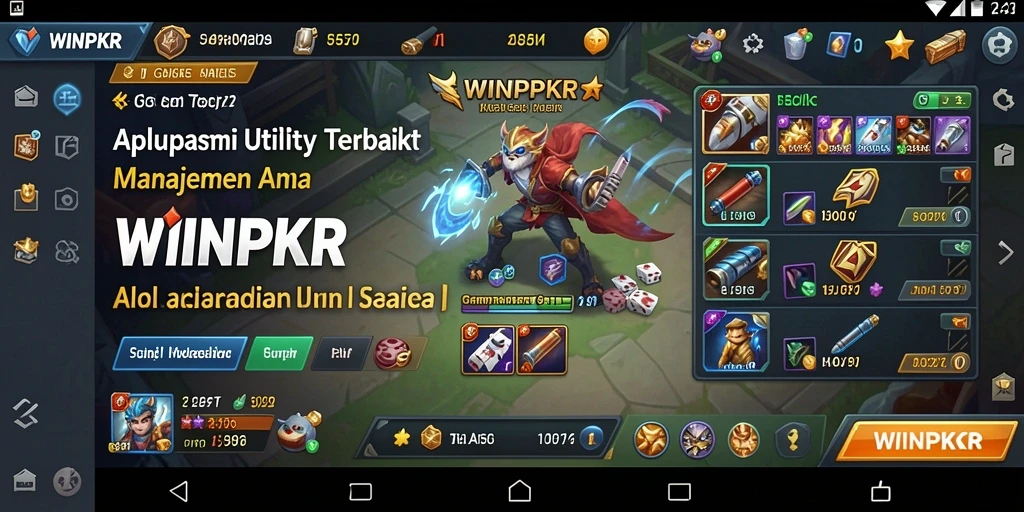 Tampilan screenshot WINPKR dengan fitur manajemen efisien.