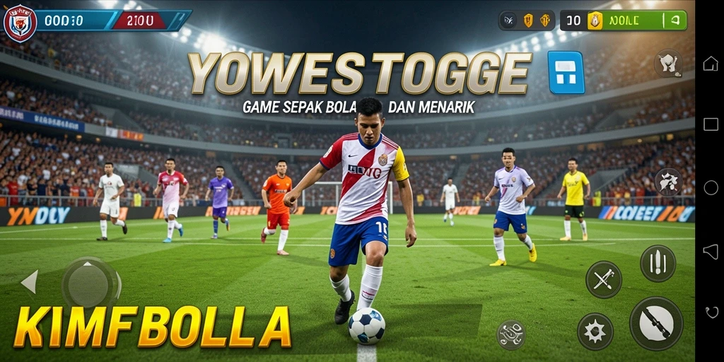 Tampilan menarik dari gameplay YOWESTOGEL yang penuh aksi sepak bola.