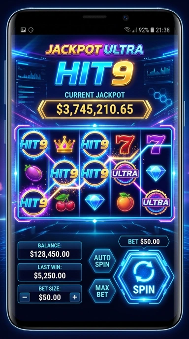 Proses unduh yang mudah di aplikasi hit9.